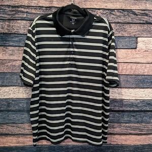 Short Sleeve Striped Polo